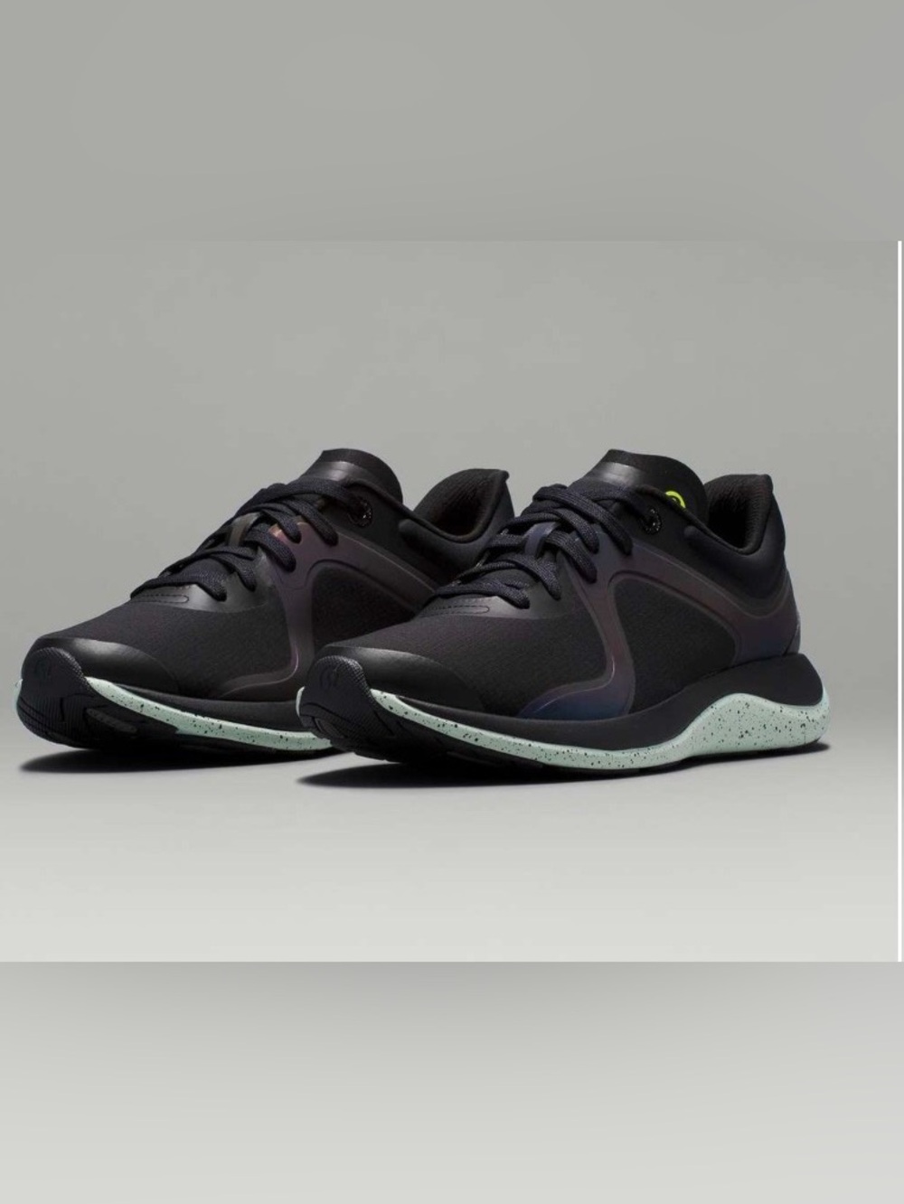 NIB New Lululemon Chargefeel Womens Workout Shoe *Winter Black / Delicate Mint /